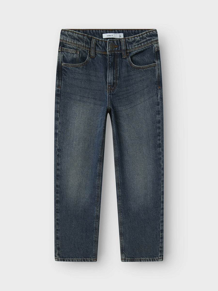 NAME IT Jeans Hose NKMRyan dark blue dunkelblau straight Größe 116 bis 176
