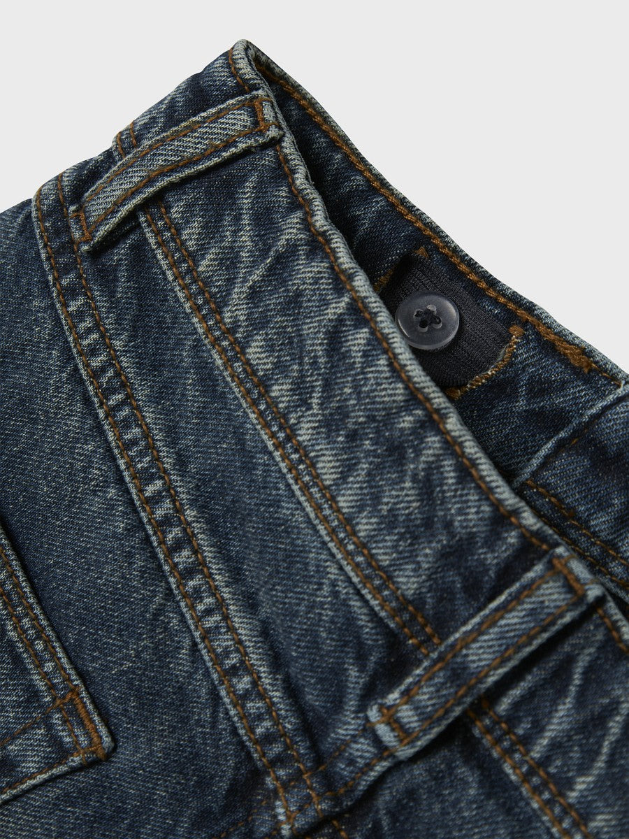 NAME IT Jeans Hose NKMRyan dark blue dunkelblau straight Größe 116 bis 176