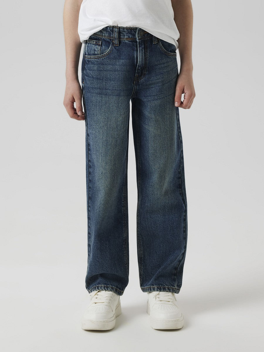NAME IT Jeans Hose NKMRyan dark blue dunkelblau straight Größe 116 bis 176