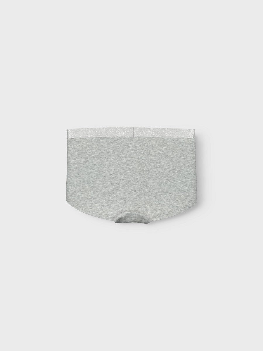 NAME IT 2er Pack Hipster Unterhosen Slip Set grau schwarz Größe 116 bis 158/164