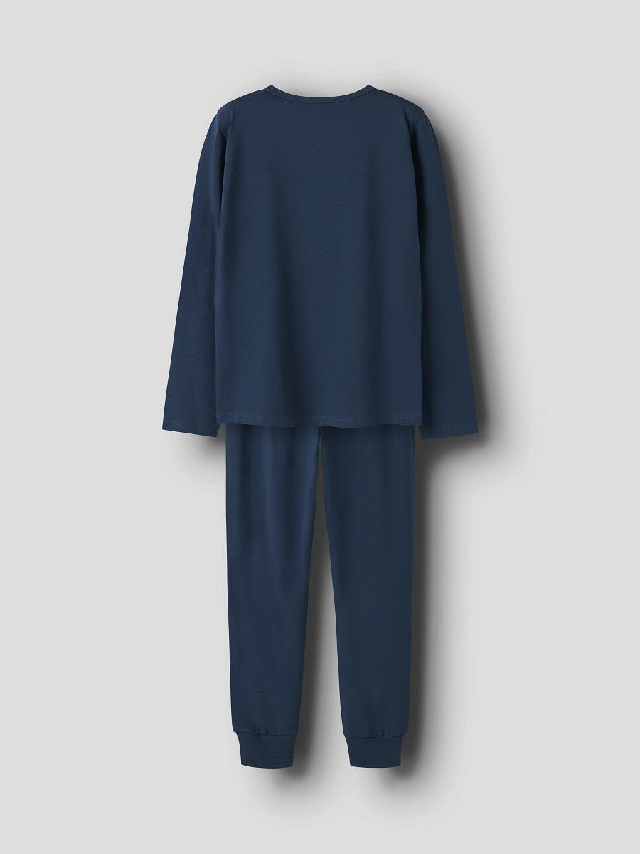 NAME IT Jungen Pyjama Schlafanzug dunkelblau Skater Boy Größe 86/92 bis 158/164