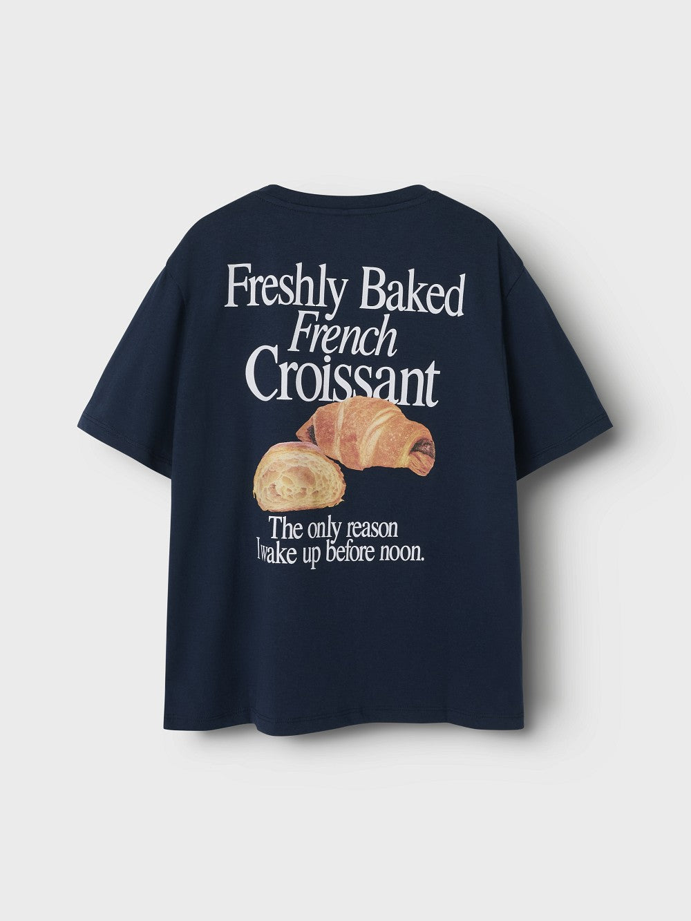 NAME IT halbarm T-shirt NKMDuster dunkelblau Croissant Größe 116 bis 146/152