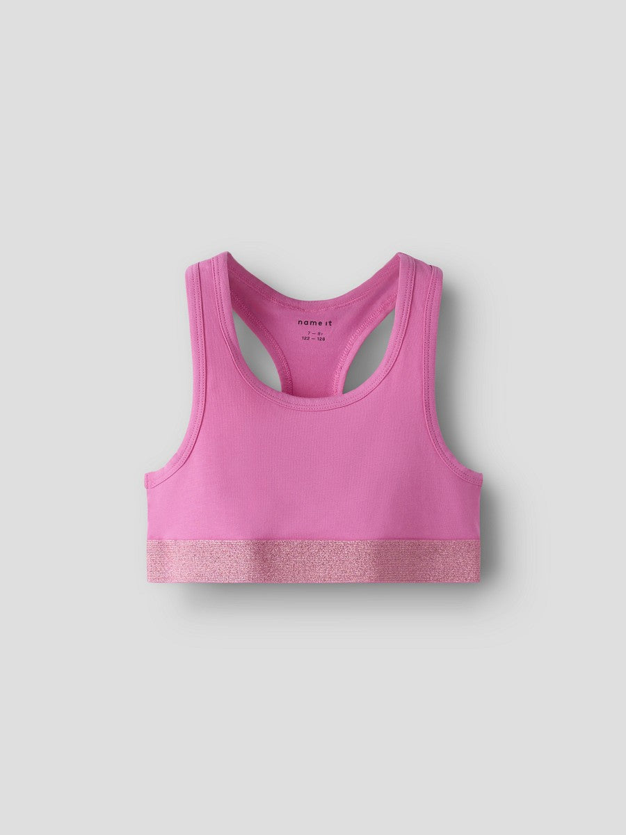 NAME IT 2er Pack Mädchen Bustier Top Set rosa pink Größe 116 bis 158/164