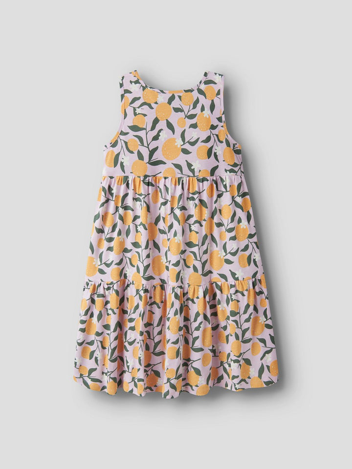 Name it Mädchen Sommerkleid ärmellos leichtes Kinderkleid Freizeitkleid Pirouette Oranges 128-164