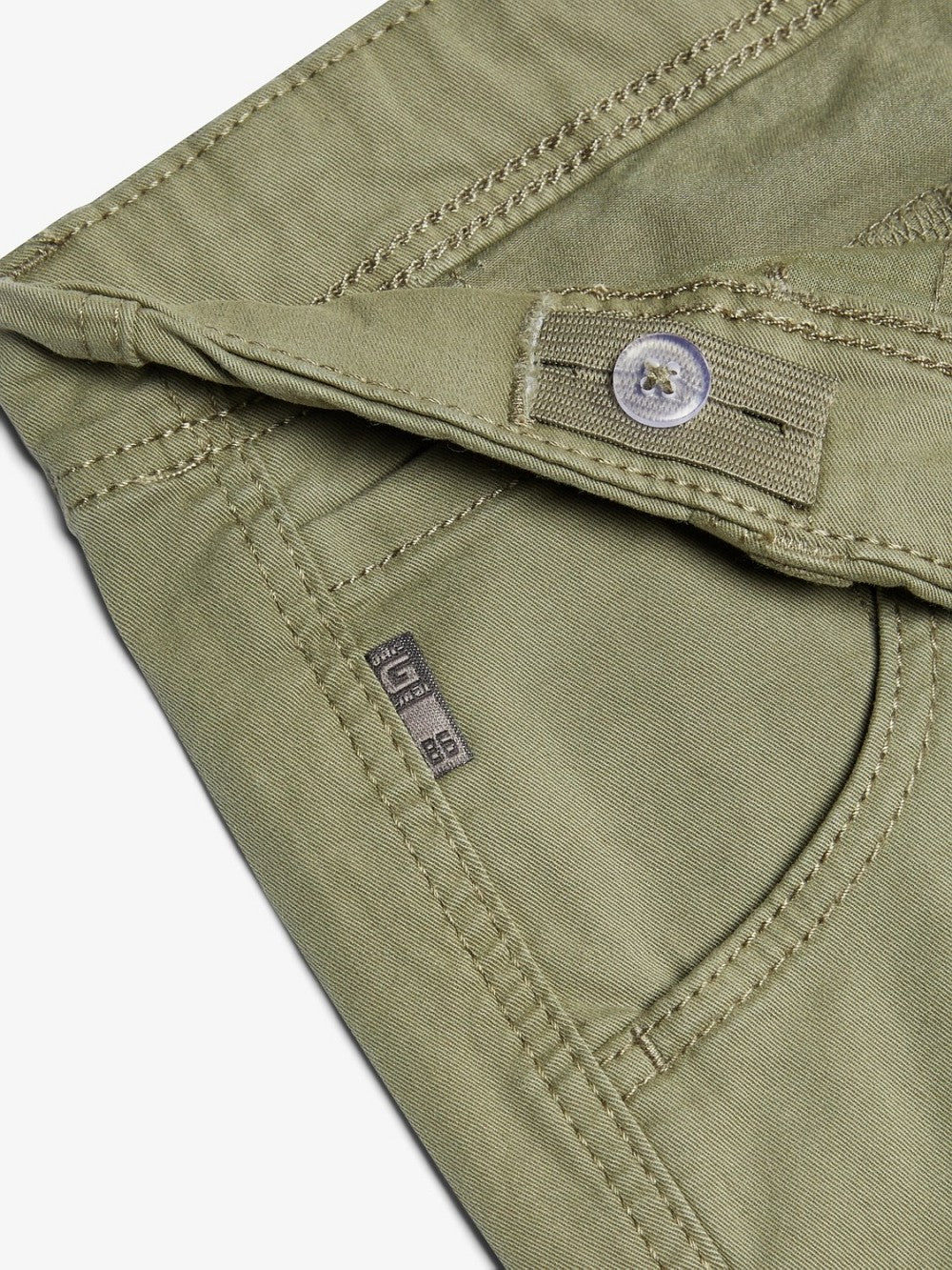 NAME IT Jungen Cargo Hose NKMRyan oliv khaki grün Twill Größe 128 bis 164