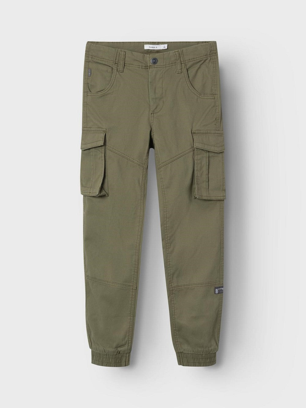 NAME IT Jungen Cargo Hose NKMRyan oliv khaki grün Twill Größe 128 bis 164