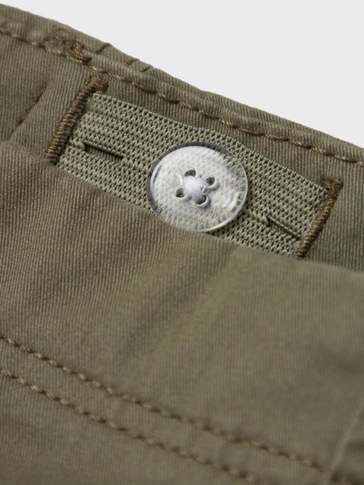 NAME IT Jungen Cargo Hose NKMRyan oliv khaki grün Twill Größe 128 bis 164