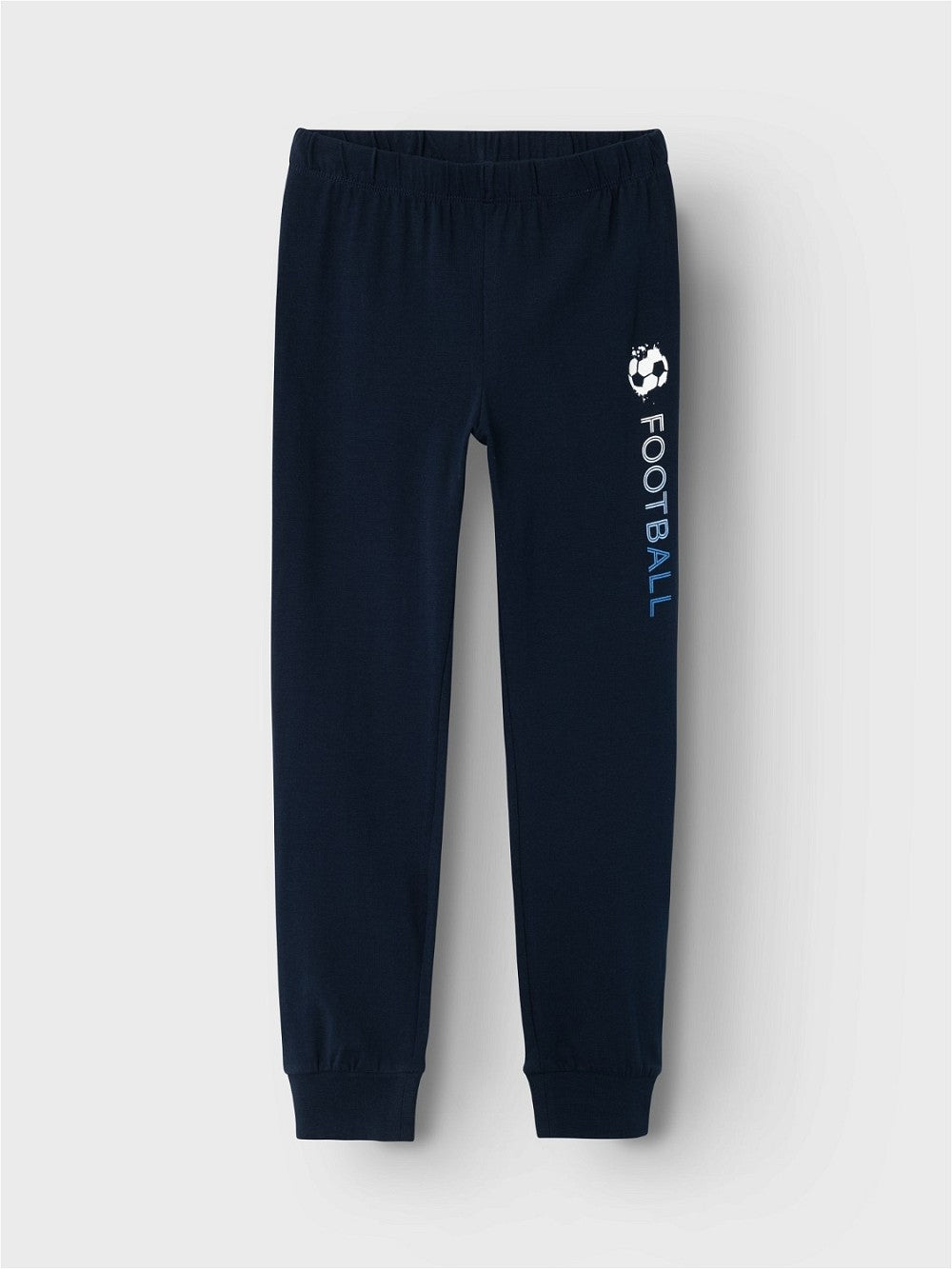 NAME IT Jungen Pyjama Schlafanzug dunkelblau Fußball Größe 86/92 bis 158/164