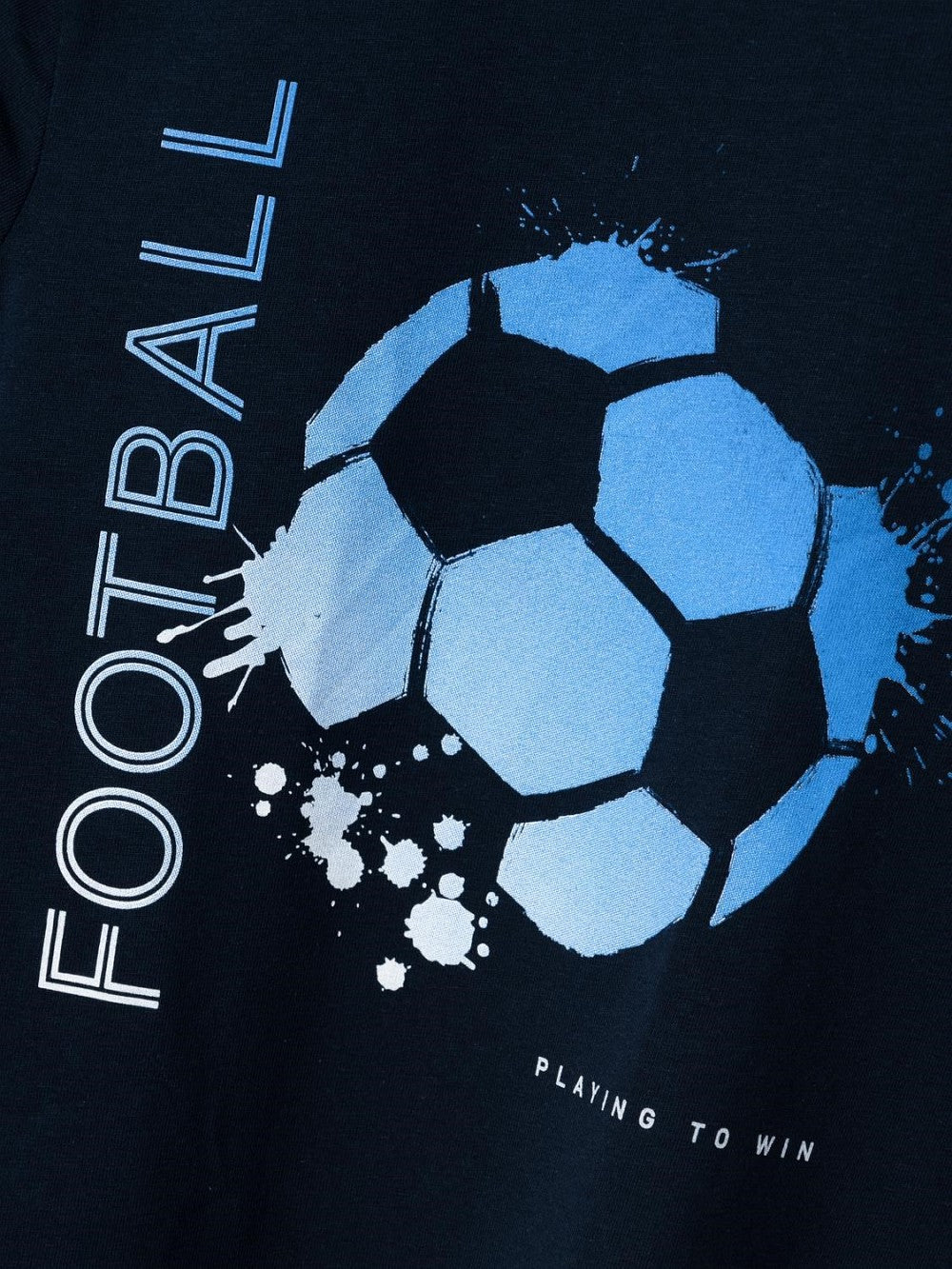 NAME IT Jungen Pyjama Schlafanzug dunkelblau Fußball Größe 86/92 bis 158/164