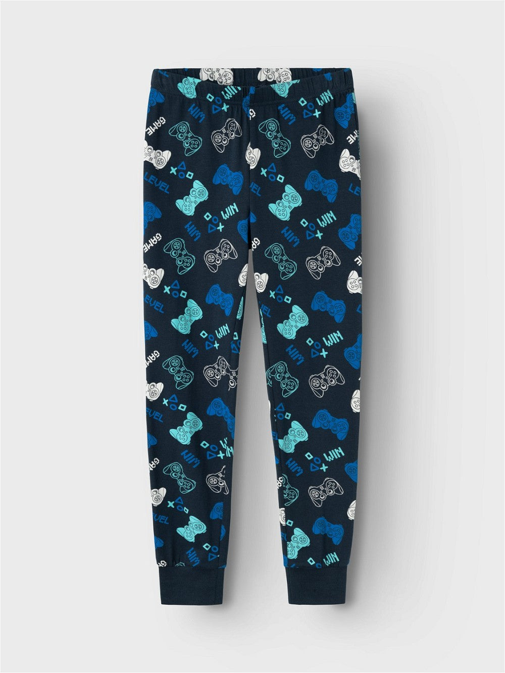 NAME IT Jungen Pyjama Schlafanzug dunkelblau Gamer Größe 86/92 bis 158/164